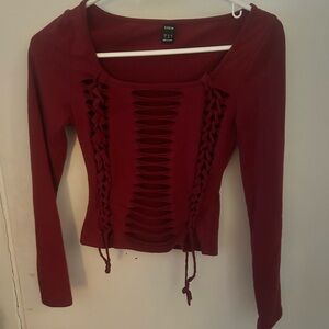 Small red shirt from SHEIN